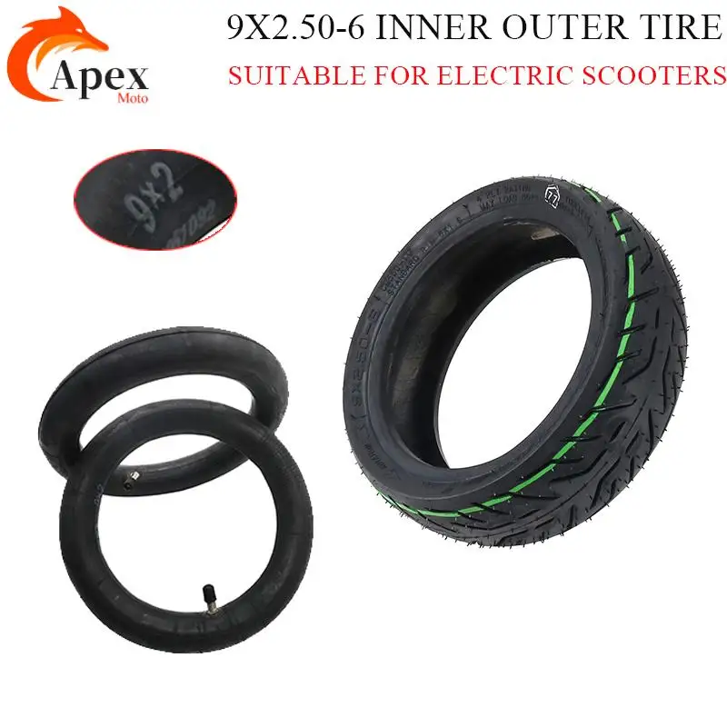 9x2.50-6 CST high-quality electric scooter with wear-resistant and durable vacuum inner and outer tires
9x2.50-6 CST high-quality electric scooter with wear-resistant and durable vacuum inner and outer tires