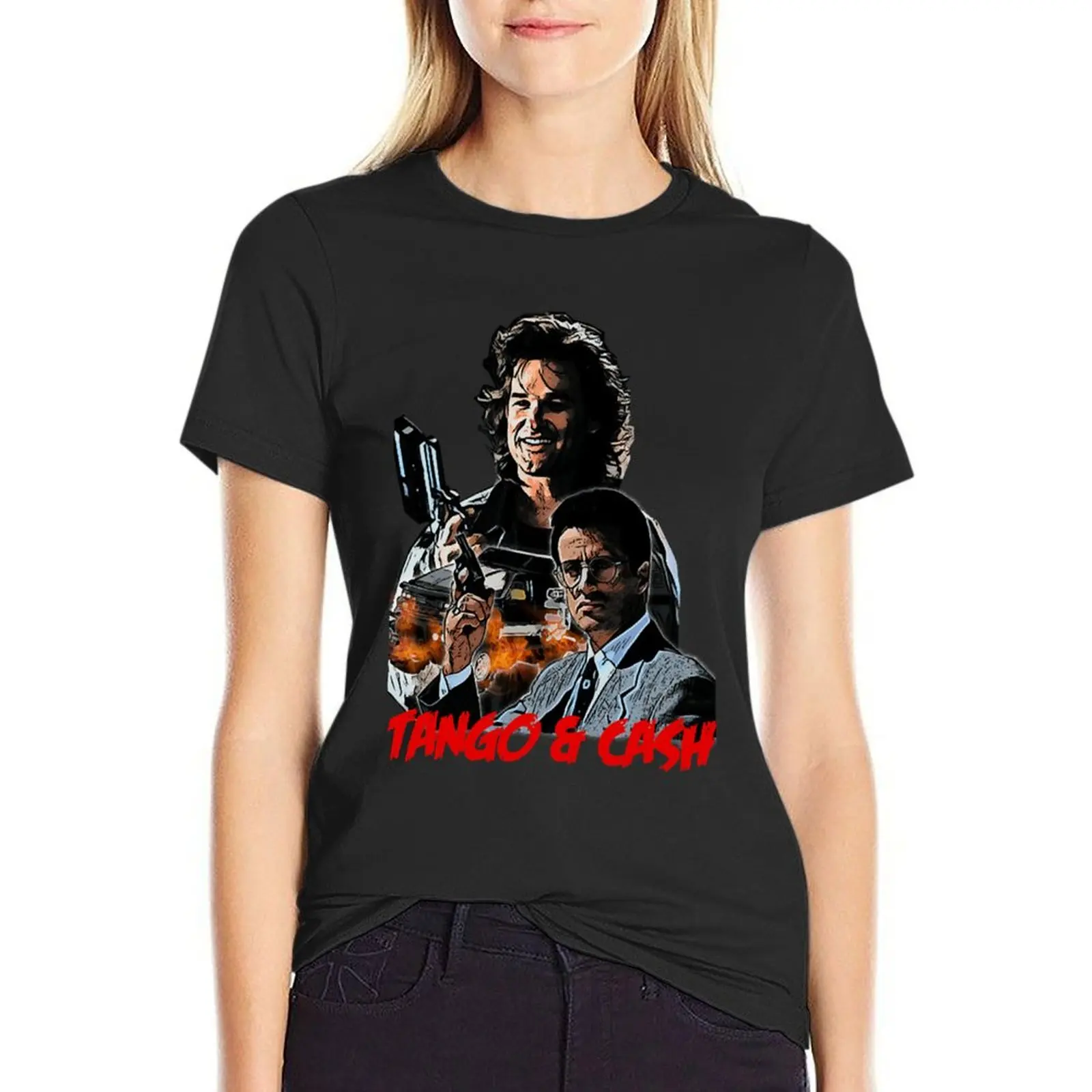 Tango and Cash T-Shirt animal print quick drying lady clothes Female clothing tops for Women
Tango and Cash T-Shirt animal print quick drying lady clothes Female clothing tops for Women