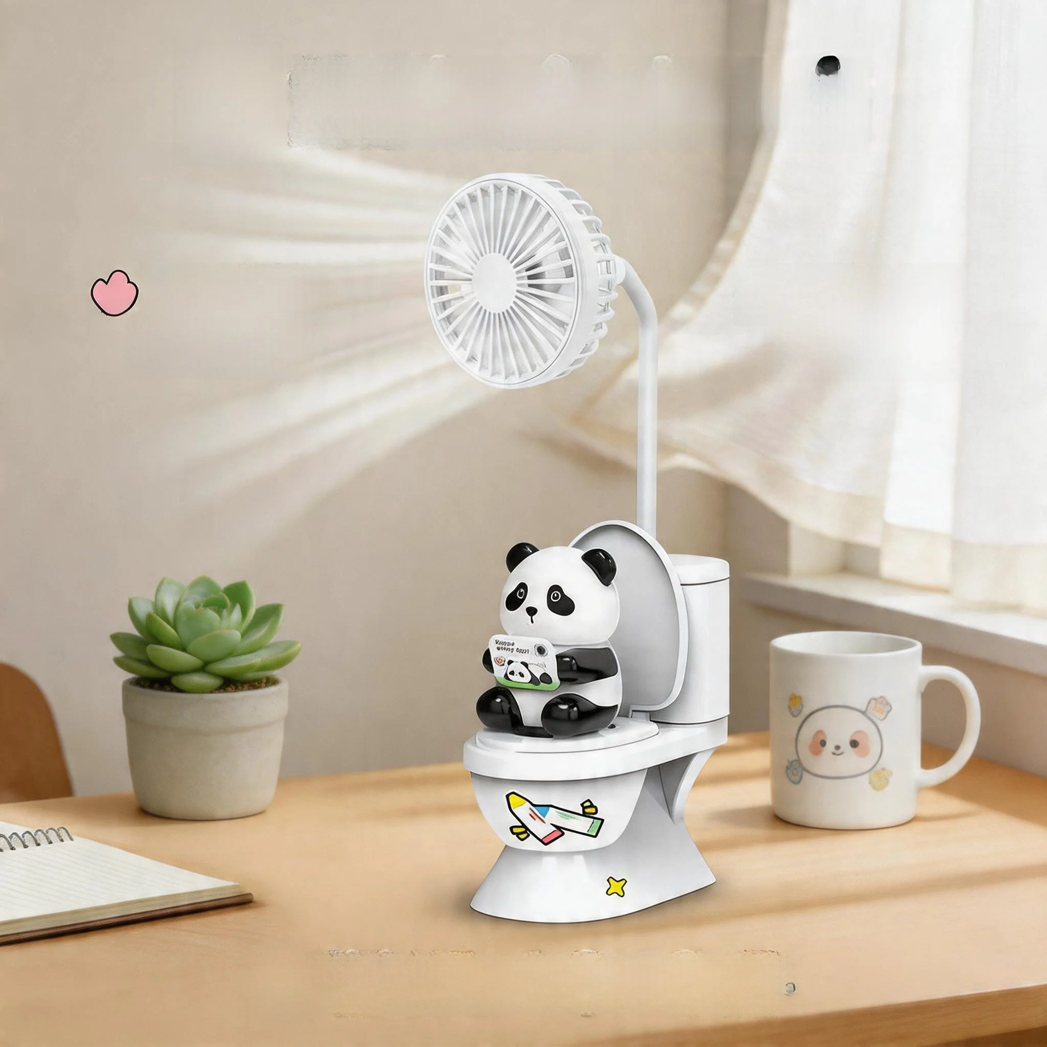 Super Silent Fan Creative Toilet Desktop Fan Office Desk Fan Student Class Dormitory Portable Tower Fan AA Battery Powered
Super Silent Fan Creative Toilet Desktop Fan Office Desk Fan Student Class Dormitory Portable Tower Fan AA Battery Powered