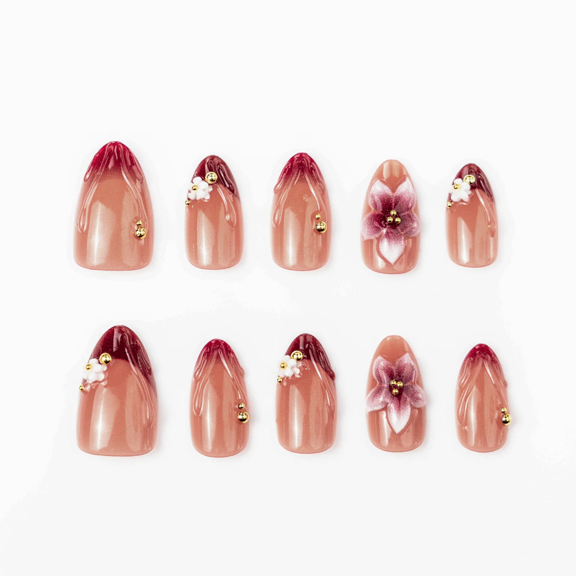24 шт. 3D цветочные накладные ногти с золотым жемчугом, розовый градиент в форме миндаля, пресс на ногтях, элегантный роскошный сладкий крутой повседневный дизайн ногтей
24 шт. 3D цветочные накладные ногти с золотым жемчугом, розовый градиент в форме миндаля, пресс на ногтях, элегантный роскошный сладкий крутой повседневный дизайн ногтей
