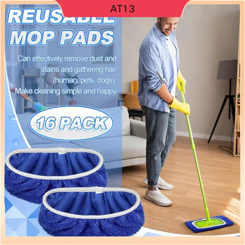 AT13 16 PCS Washable Mop Pads Blue Microfiber For Swiffer Sweeper Mop Refills Reusable Mop Cloth For Hardwood Floor Clean Dry We
AT13 16 PCS Washable Mop Pads Blue Microfiber For Swiffer Sweeper Mop Refills Reusable Mop Cloth For Hardwood Floor Clean Dry We