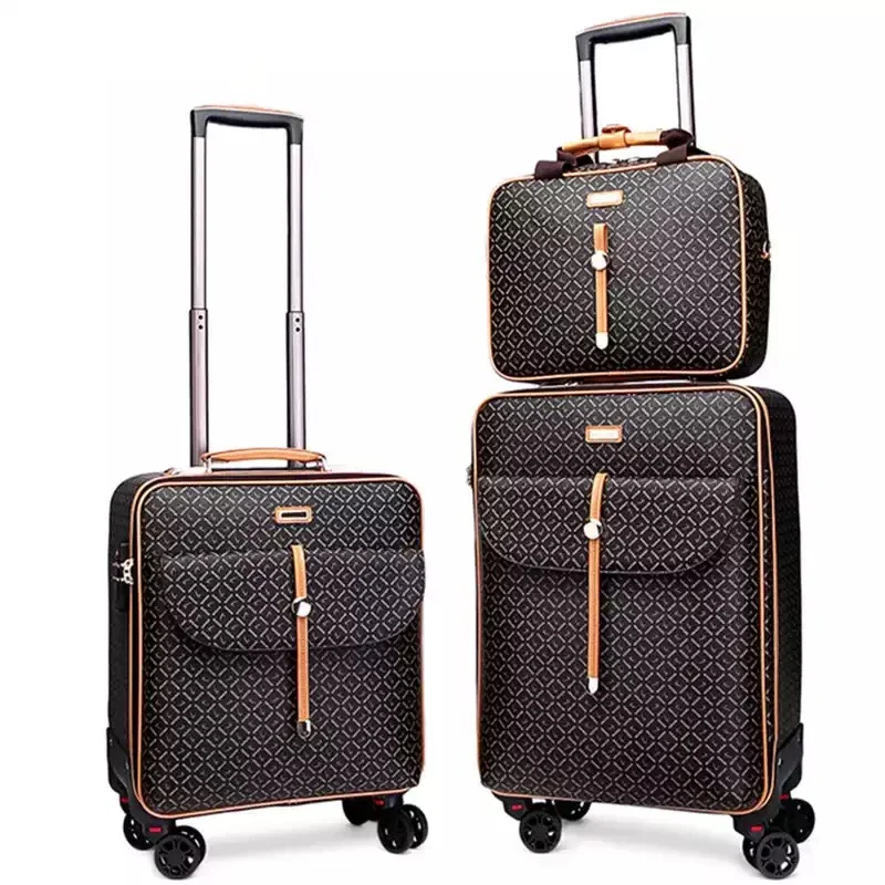 Super Fashion Travel luggage PU 16/20/2424 inch With Handbag luxury trolley suitcase women men brand Travel Bag
Super Fashion Travel luggage PU 16/20/2424 inch With Handbag luxury trolley suitcase women men brand Travel Bag