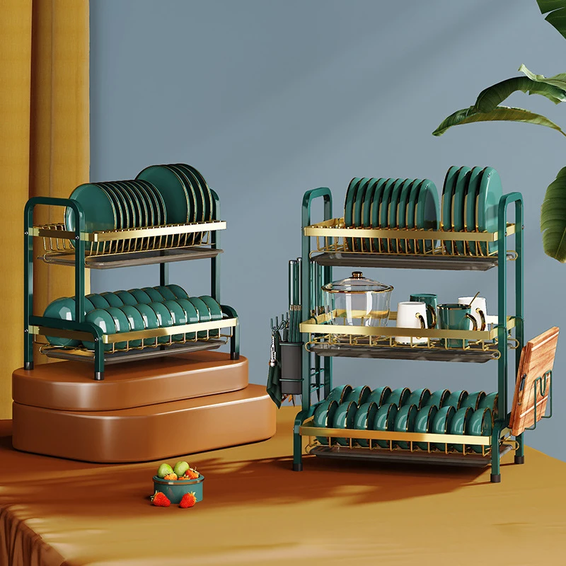New Double-layer Kitchen Bowl Rack draining Dish Storage Household Dishes Storage Stainless Steel Three Layer Dish washing Rack
New Double-layer Kitchen Bowl Rack draining Dish Storage Household Dishes Storage Stainless Steel Three Layer Dish washing Rack