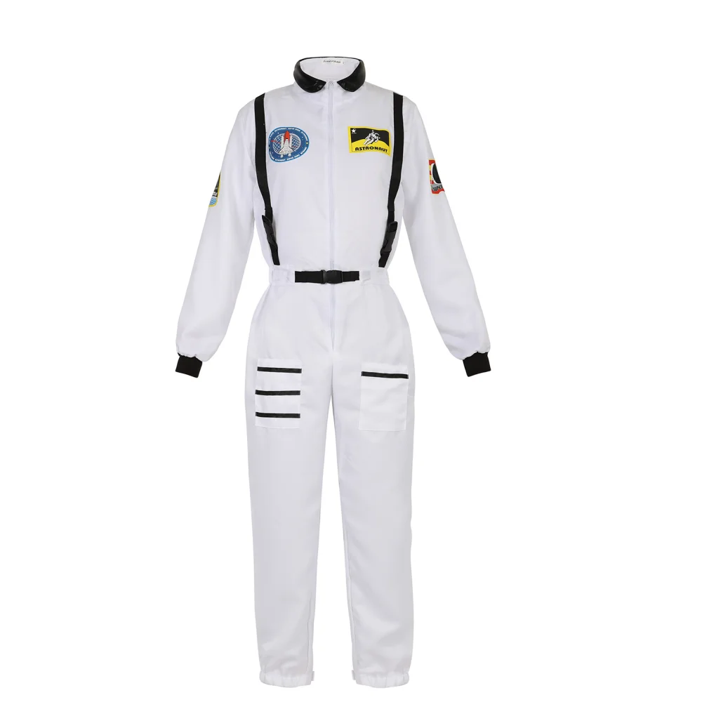 Astronaut Costumes for Women Space Suit for Adult Role Play White Blue Orange Zipper Jumpsuit Uniform
Astronaut Costumes for Women Space Suit for Adult Role Play White Blue Orange Zipper Jumpsuit Uniform