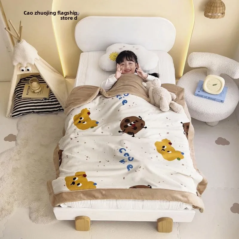 Thickened Children's Blanket Milk Velvet Air Conditioning Quilt Cartoon Design Nursery Sleepover Cover Kids Soft Polyester Fl...
Thickened Children's Blanket Milk Velvet Air Conditioning Quilt Cartoon Design Nursery Sleepover Cover Kids Soft Polyester Fl...