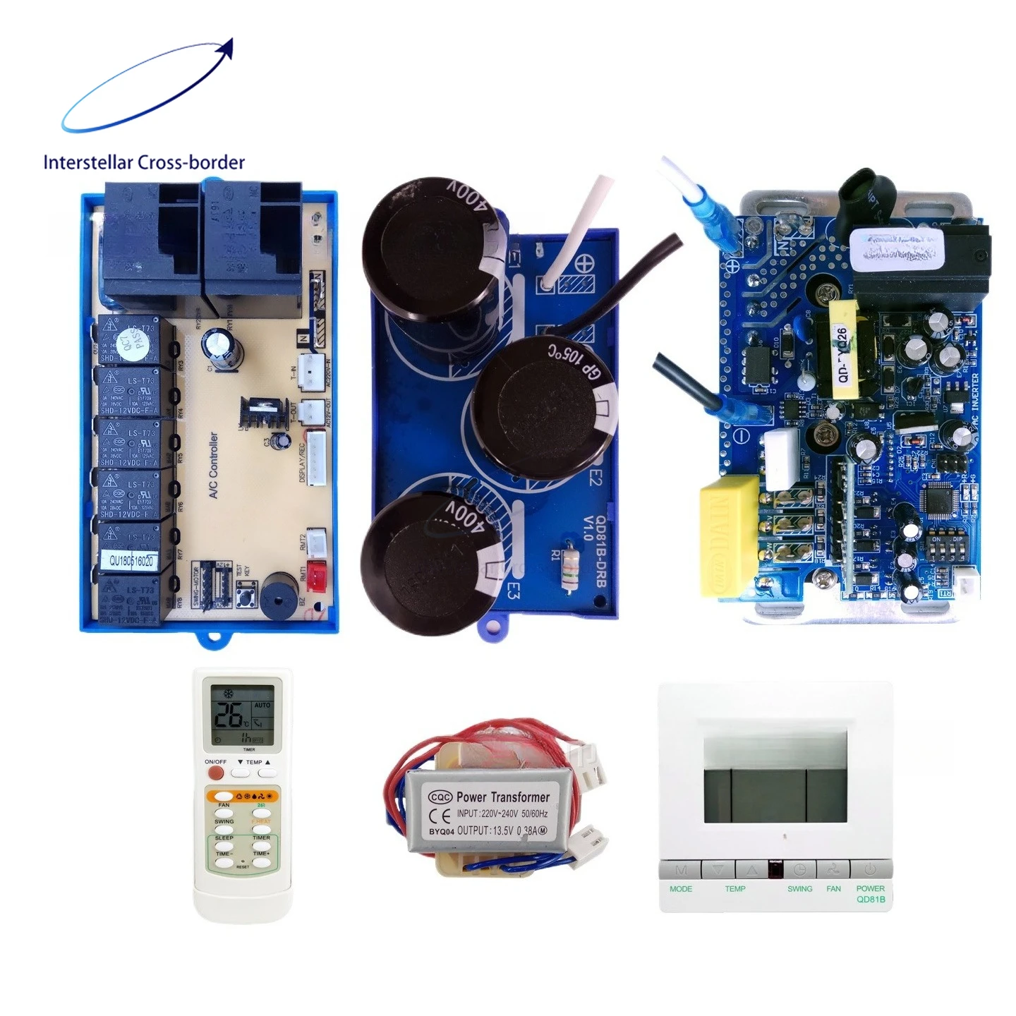 QD81B Cabinet AC Control Panel - Universal Mainboard Circuit Module Repair Component Easy Installation Stable Performance