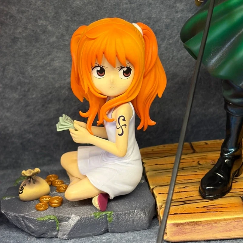 One Piece Childhood Nami 10cm Counting Money Sitting Cute Anime Figure Mini Statue Desktop Ornament Collectible Model Toy Gifts
One Piece Childhood Nami 10cm Counting Money Sitting Cute Anime Figure Mini Statue Desktop Ornament Collectible Model Toy Gifts
