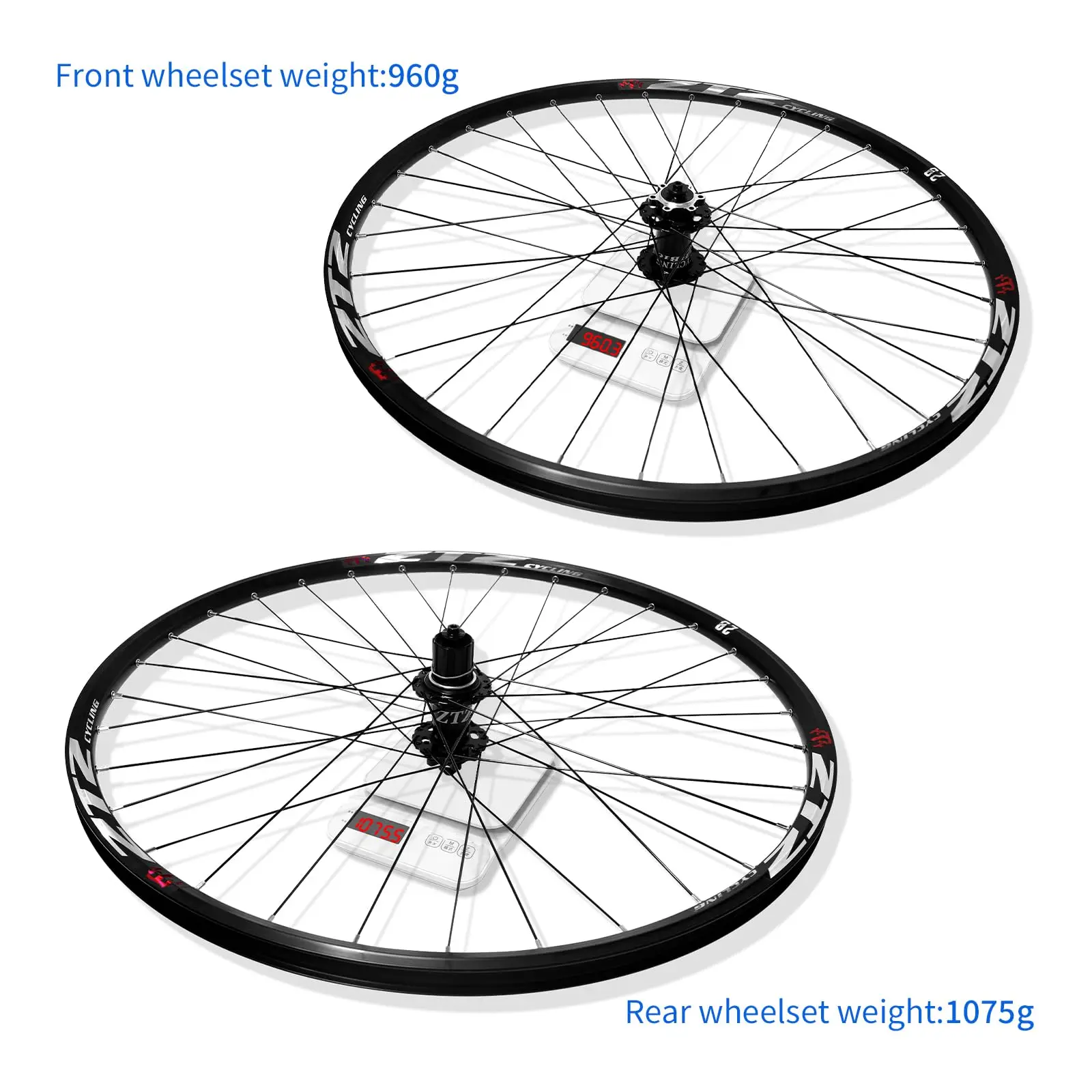 ZTZ Mountain Bike Wheelset,Ultralight Aluminum Alloy Rim 32H High Strength Bike Wheels, Compatible 7-12 Speed Cassette
ZTZ Mountain Bike Wheelset,Ultralight Aluminum Alloy Rim 32H High Strength Bike Wheels, Compatible 7-12 Speed Cassette