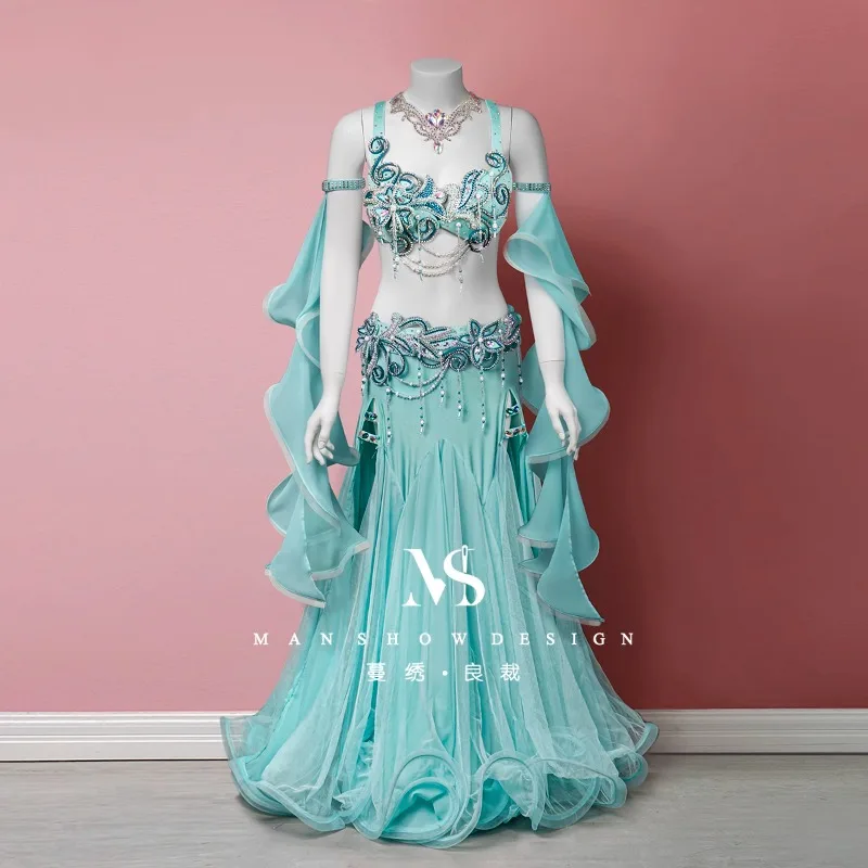 Customized Belly Dance Performance Costume New Original Custom Fresh and Elegant Fishtail Skirt Fairy Sexy Dance Clothes
Customized Belly Dance Performance Costume New Original Custom Fresh and Elegant Fishtail Skirt Fairy Sexy Dance Clothes