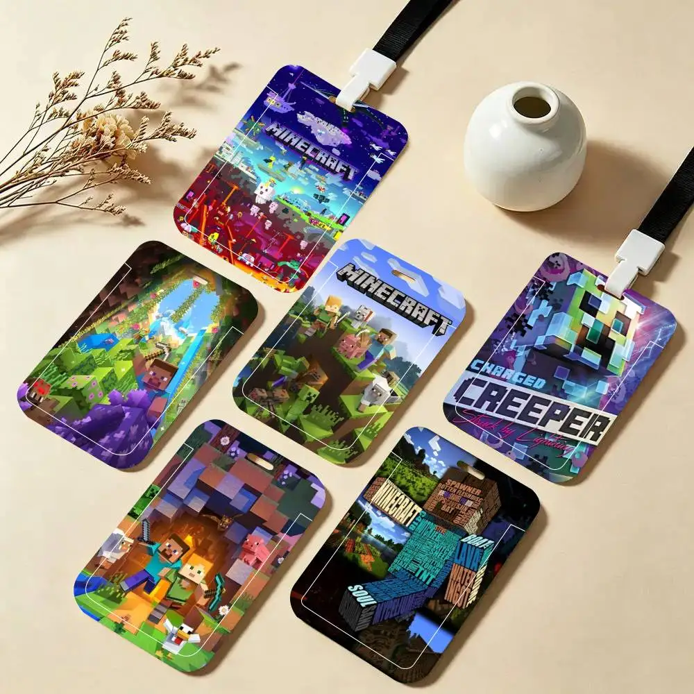 Game Mine And M-MINEC-RAFTES ID Card Holder Neck Strap Pendant Door Badge Holder Lanyards Keychain Work Credential
Game Mine And M-MINEC-RAFTES ID Card Holder Neck Strap Pendant Door Badge Holder Lanyards Keychain Work Credential