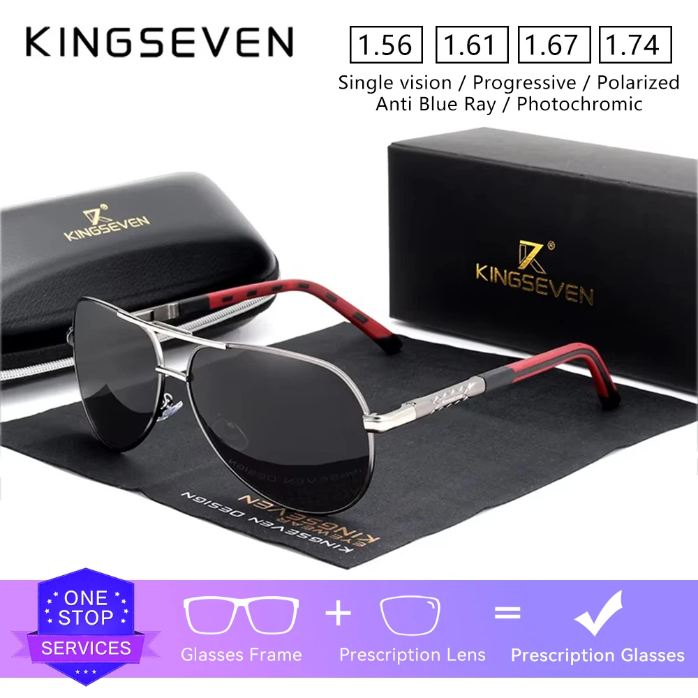 KINGSEVEN брендовые солнцезащитные очки с оптическими линзами, прогрессивные очки для близорукости и дальнозоркости, большая оправа, мужские и женские очки
KINGSEVEN брендовые солнцезащитные очки с оптическими линзами, прогрессивные очки для близорукости и дальнозоркости, большая оправа, мужские и женские очки