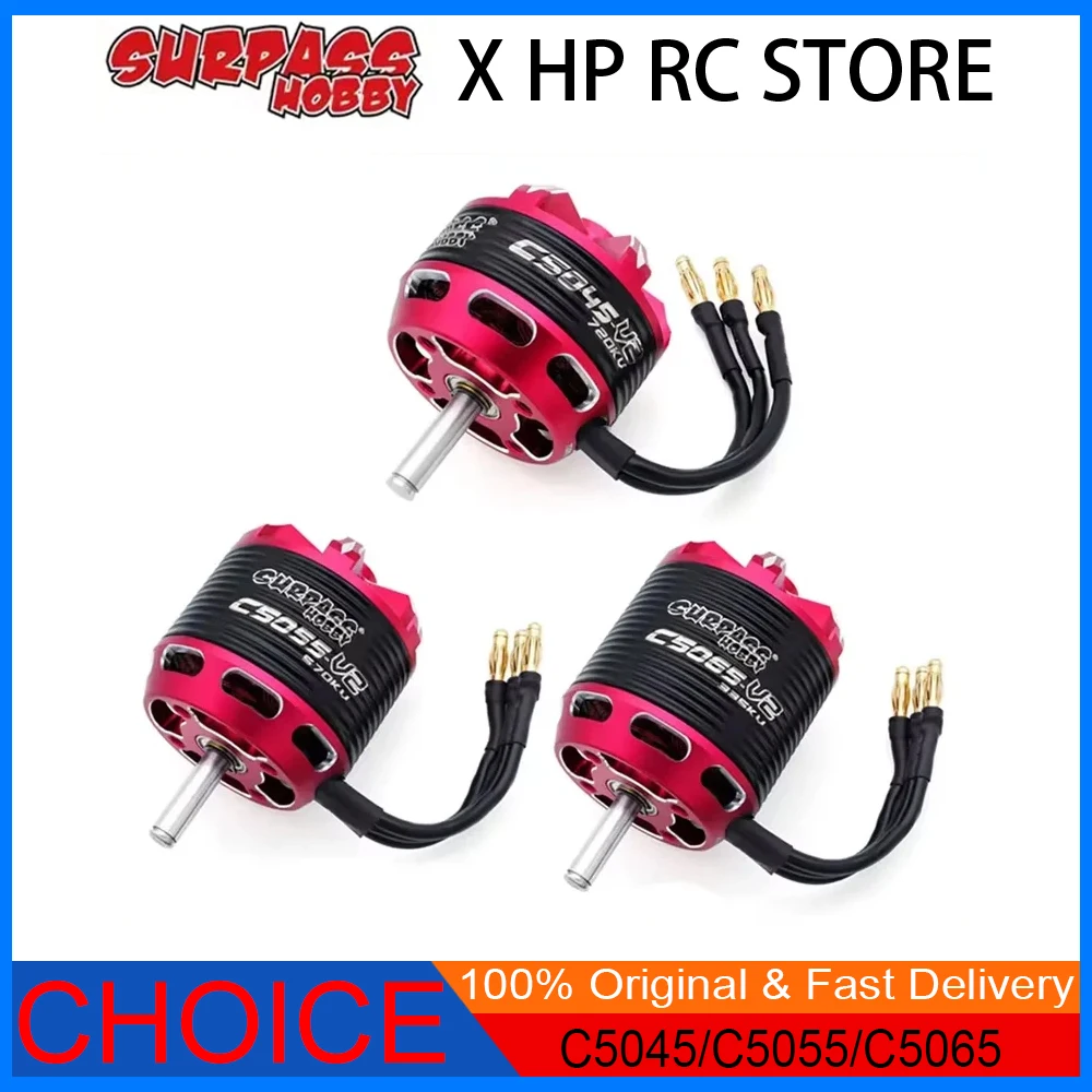 SURPASS HOBBY C5045/C5055/C5065 Бесщеточный двигатель Outrunner — 3-6S для радиоуправляемого самолета и дрона-мультикоптера
SURPASS HOBBY C5045/C5055/C5065 Бесщеточный двигатель Outrunner — 3-6S для радиоуправляемого самолета и дрона-мультикоптера
