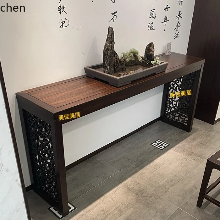 ZML ebony solid wood entrance table ebony wood entrance entrance table solid wood art living room decoration plan
ZML ebony solid wood entrance table ebony wood entrance entrance table solid wood art living room decoration plan