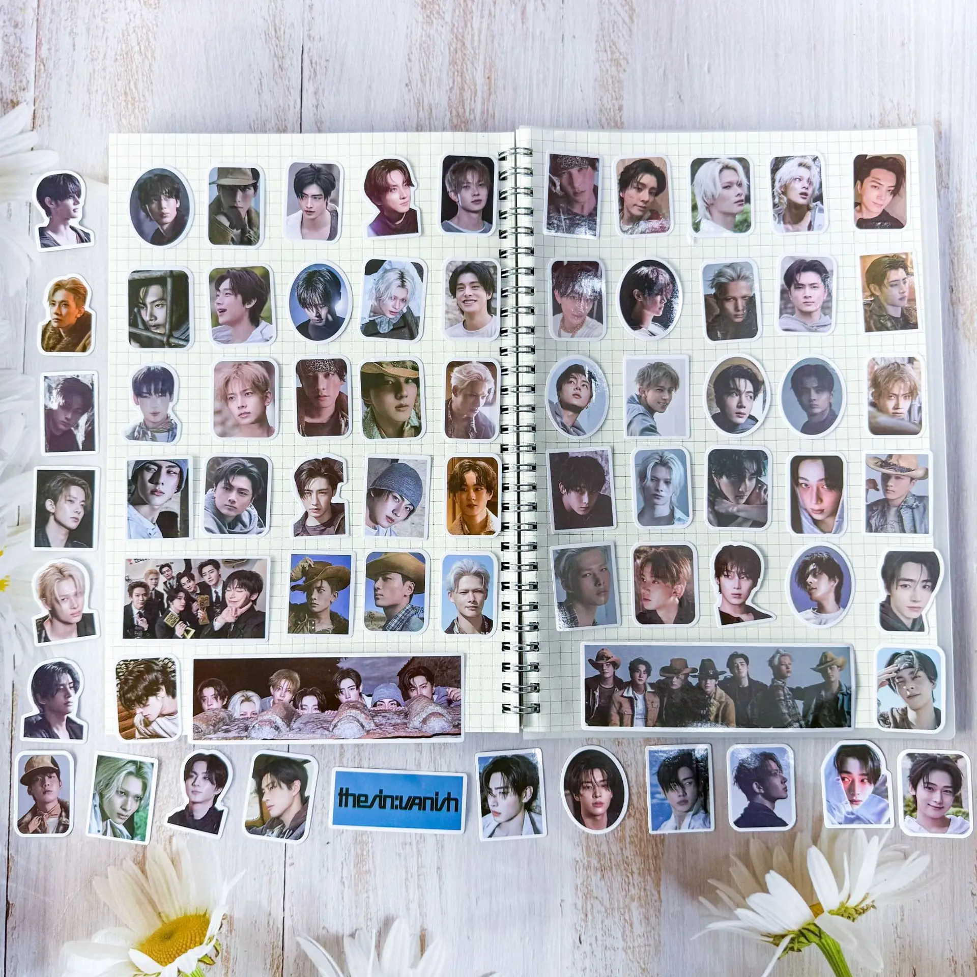 104 K-pop boy group stickers New album Bad Desire merchandise scrapbook stickers luggage stickers celebrity photo stickers
104 K-pop boy group stickers New album Bad Desire merchandise scrapbook stickers luggage stickers celebrity photo stickers
