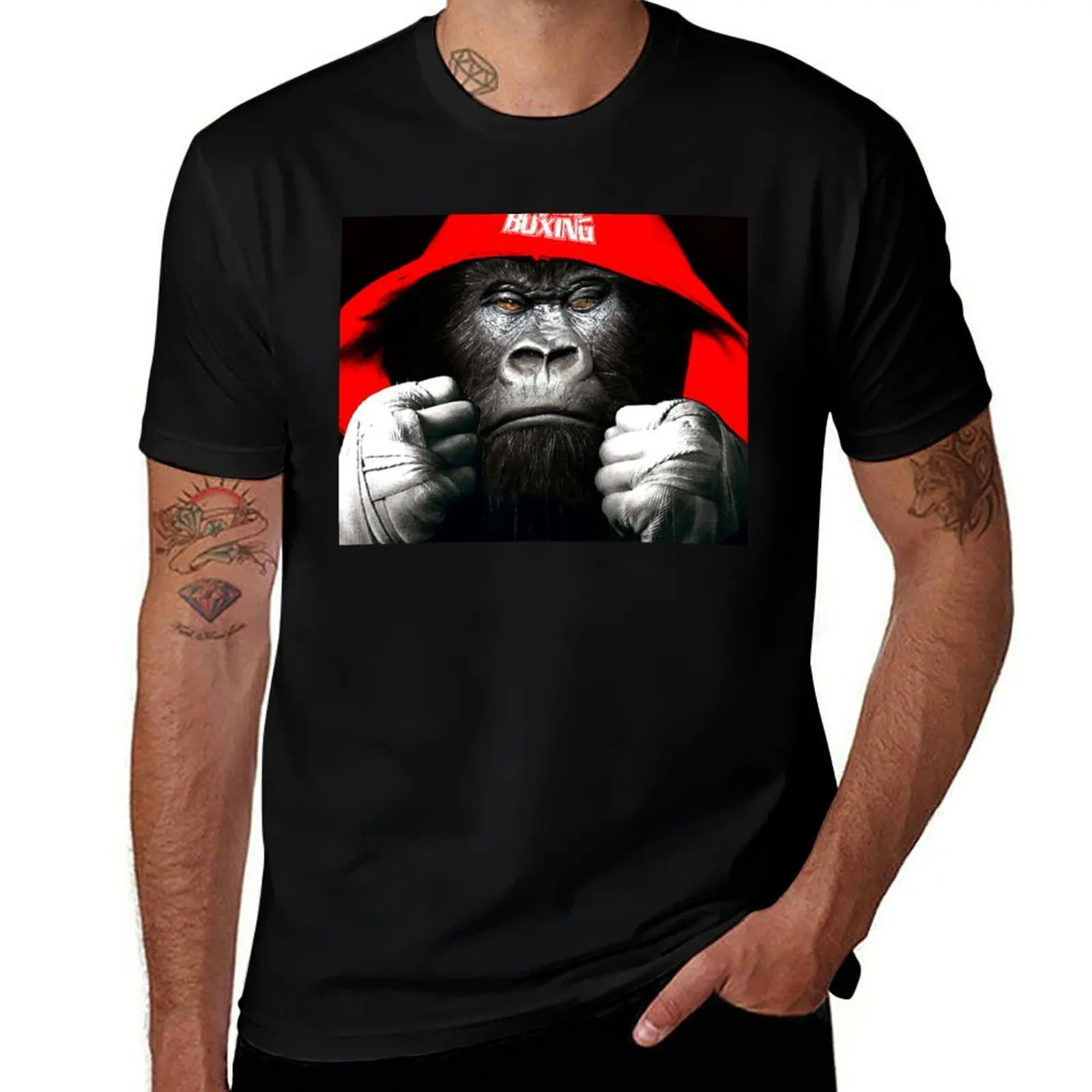 Gorilla Boxing T-Shirt man t shirts for men t shirt man plain T-Shirt
Gorilla Boxing T-Shirt man t shirts for men t shirt man plain T-Shirt