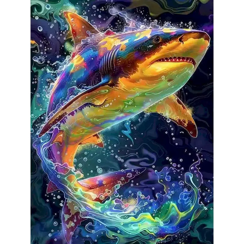 GATYZTORY Shark Paint By Numbers For Adults Painting With Numbers Animal Modern Wall Art Pictures By Numbers
GATYZTORY Shark Paint By Numbers For Adults Painting With Numbers Animal Modern Wall Art Pictures By Numbers
