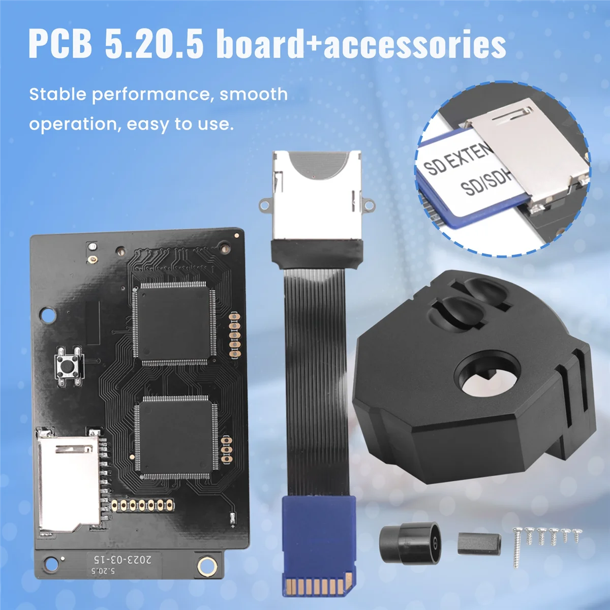 B47C For GDEMU V5.20.5 Optical Drive Emulation Board Kit for SEGA Dreamcast GDU DC VA1 Console SD Extension Black
B47C For GDEMU V5.20.5 Optical Drive Emulation Board Kit for SEGA Dreamcast GDU DC VA1 Console SD Extension Black