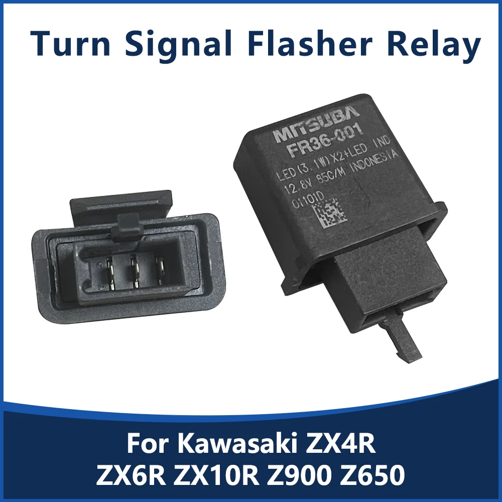 For Kawasaki ZX4R ZX6R ZX10R Z900 Z650 ZX 4R ZX 6R Motorcycle Accessories LED Turn Signal Flasher Relay Bulb Hyper Flash Switch
For Kawasaki ZX4R ZX6R ZX10R Z900 Z650 ZX 4R ZX 6R Motorcycle Accessories LED Turn Signal Flasher Relay Bulb Hyper Flash Switch