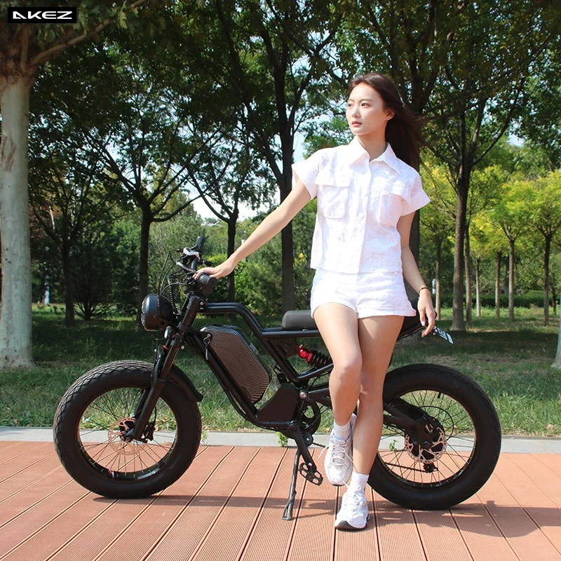 AKEZ Long Range 18Ah Electric Bike 1500W 48V, Off-Road Fat Tire E-Bike, US Stock Fast Delivery
AKEZ Long Range 18Ah Electric Bike 1500W 48V, Off-Road Fat Tire E-Bike, US Stock Fast Delivery