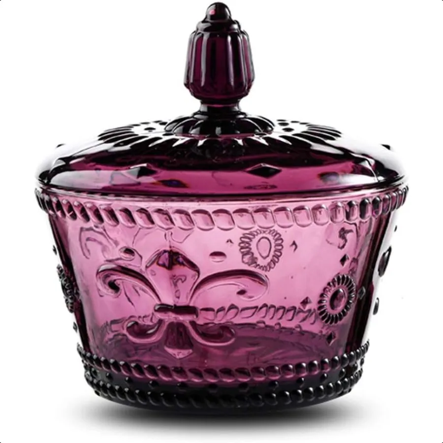 European Retro Nostalgic ThreeDimensional Relief Color Glass Jar Candy Jar Seasoning Jar With Lid
European Retro Nostalgic ThreeDimensional Relief Color Glass Jar Candy Jar Seasoning Jar With Lid