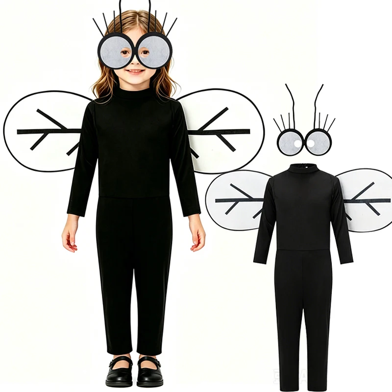 Unisex Boys Girls Fly Bug Mosca Halloween Dress Up Insect World Book Day Outfit Child Fly Costume
Unisex Boys Girls Fly Bug Mosca Halloween Dress Up Insect World Book Day Outfit Child Fly Costume