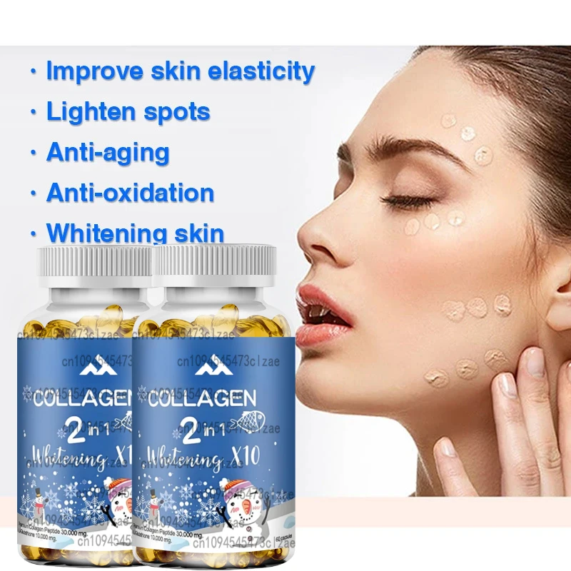 Radiant Glow Collagen Capsules – Multi-Collagen Peptides for Skin Whitening & Brightening
Radiant Glow Collagen Capsules – Multi-Collagen Peptides for Skin Whitening & Brightening