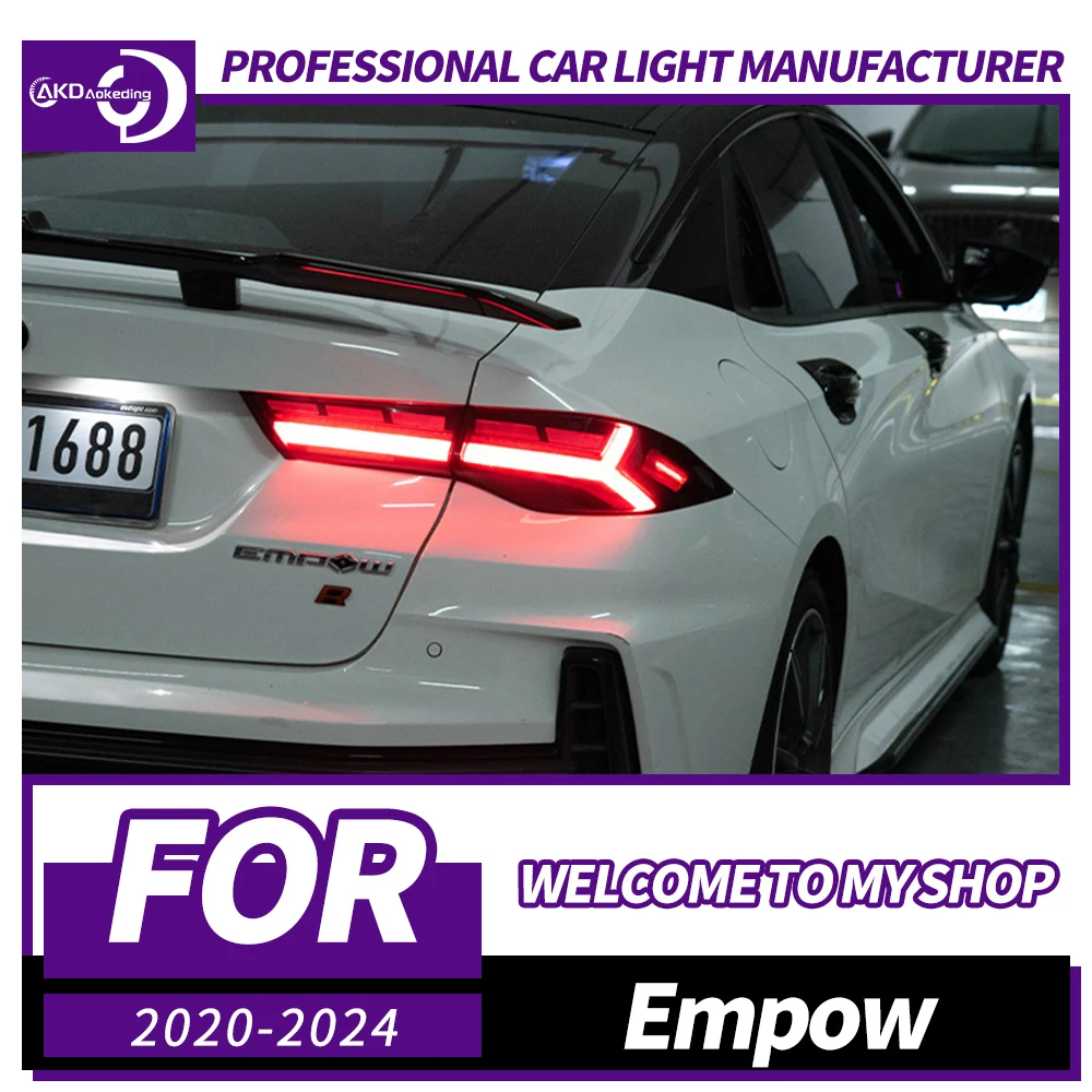 Задний фонарь AKD для Trumpchi Empow, светодиодный задний фонарь 2021-2024 Empow, задний противотуманный тормозной сигнал поворота, автомобильные аксессуары
Задний фонарь AKD для Trumpchi Empow, светодиодный задний фонарь 2021-2024 Empow, задний противотуманный тормозной сигнал поворота, автомобильные аксессуары