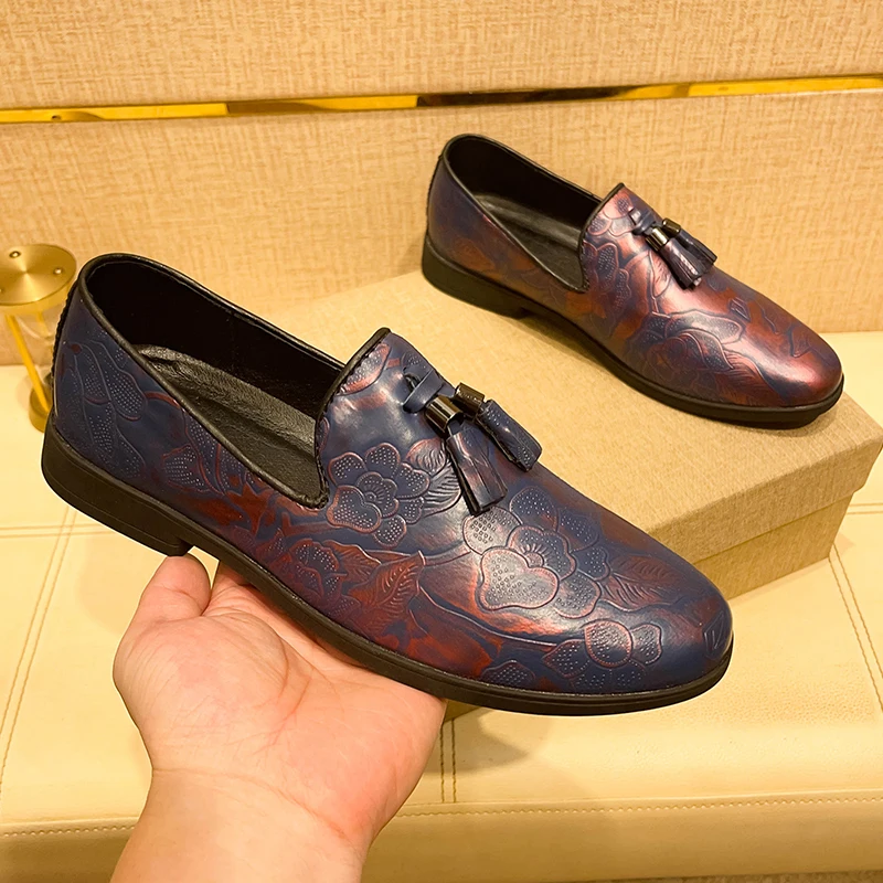 Men's Fashion Tassel Soft Moccasins Mens Genuine Leather Casual Loafers Outdoor Driving Flats Shoes
Men's Fashion Tassel Soft Moccasins Mens Genuine Leather Casual Loafers Outdoor Driving Flats Shoes