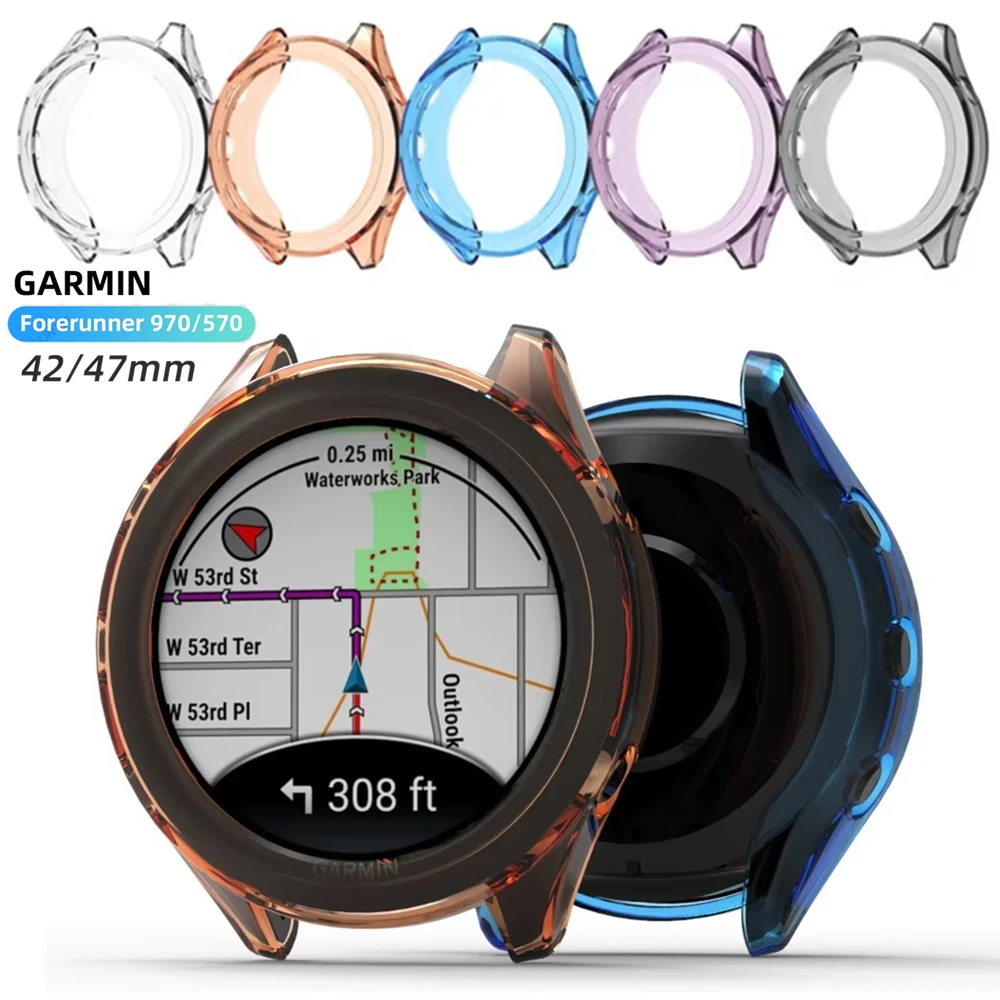 Мягкий защитный чехол из ТПУ для Garmin Forerunner 970 570 42 мм 47 мм, защитная прозрачная рамка, бампер, аксессуары
Мягкий защитный чехол из ТПУ для Garmin Forerunner 970 570 42 мм 47 мм, защитная прозрачная рамка, бампер, аксессуары