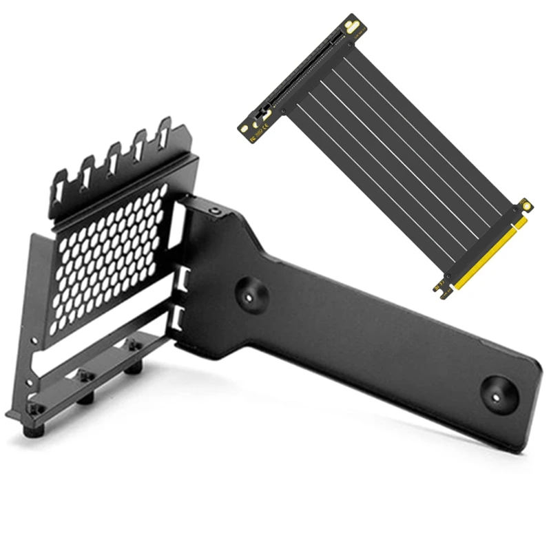 Cable V-GPUKT 3.0 Vertical Stand 180 To 90 Degree Graphics Card Vertical Bracket PCI-E 3.0X16 Cable Set For RTX3060 2080 2060
Cable V-GPUKT 3.0 Vertical Stand 180 To 90 Degree Graphics Card Vertical Bracket PCI-E 3.0X16 Cable Set For RTX3060 2080 2060