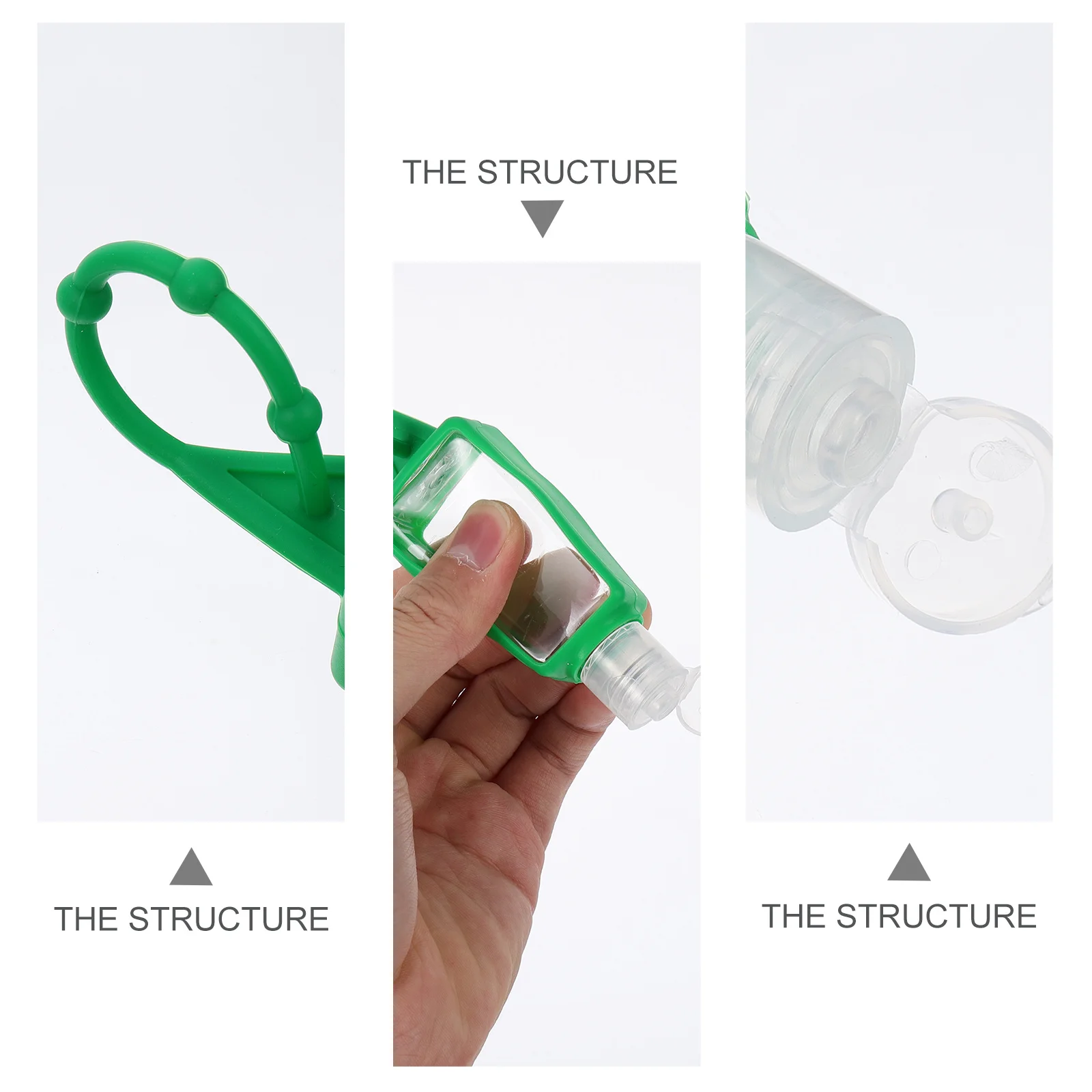 10pcs 30Ml Silicone Cover Plastic Bottle Mini Hand Holder For Travel Sub-Packing Empty Bottles Keychain Dispenser Case Cosmetics
10pcs 30Ml Silicone Cover Plastic Bottle Mini Hand Holder For Travel Sub-Packing Empty Bottles Keychain Dispenser Case Cosmetics