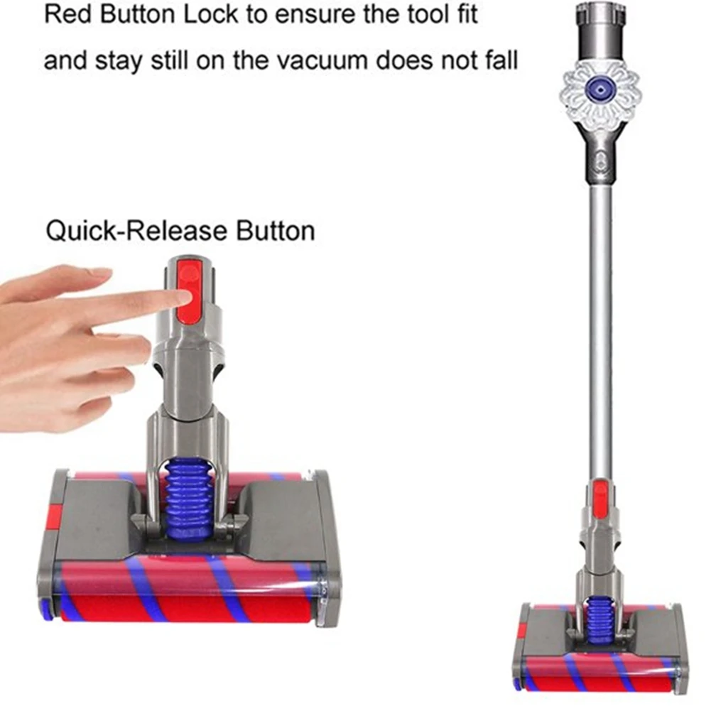 A50Q-Electric Floor Brush Soft Pile Double Roller Brush For Dyson V8 V7 V10 V11 V15 Vacuum Attachment Roller Suction Head
A50Q-Electric Floor Brush Soft Pile Double Roller Brush For Dyson V8 V7 V10 V11 V15 Vacuum Attachment Roller Suction Head