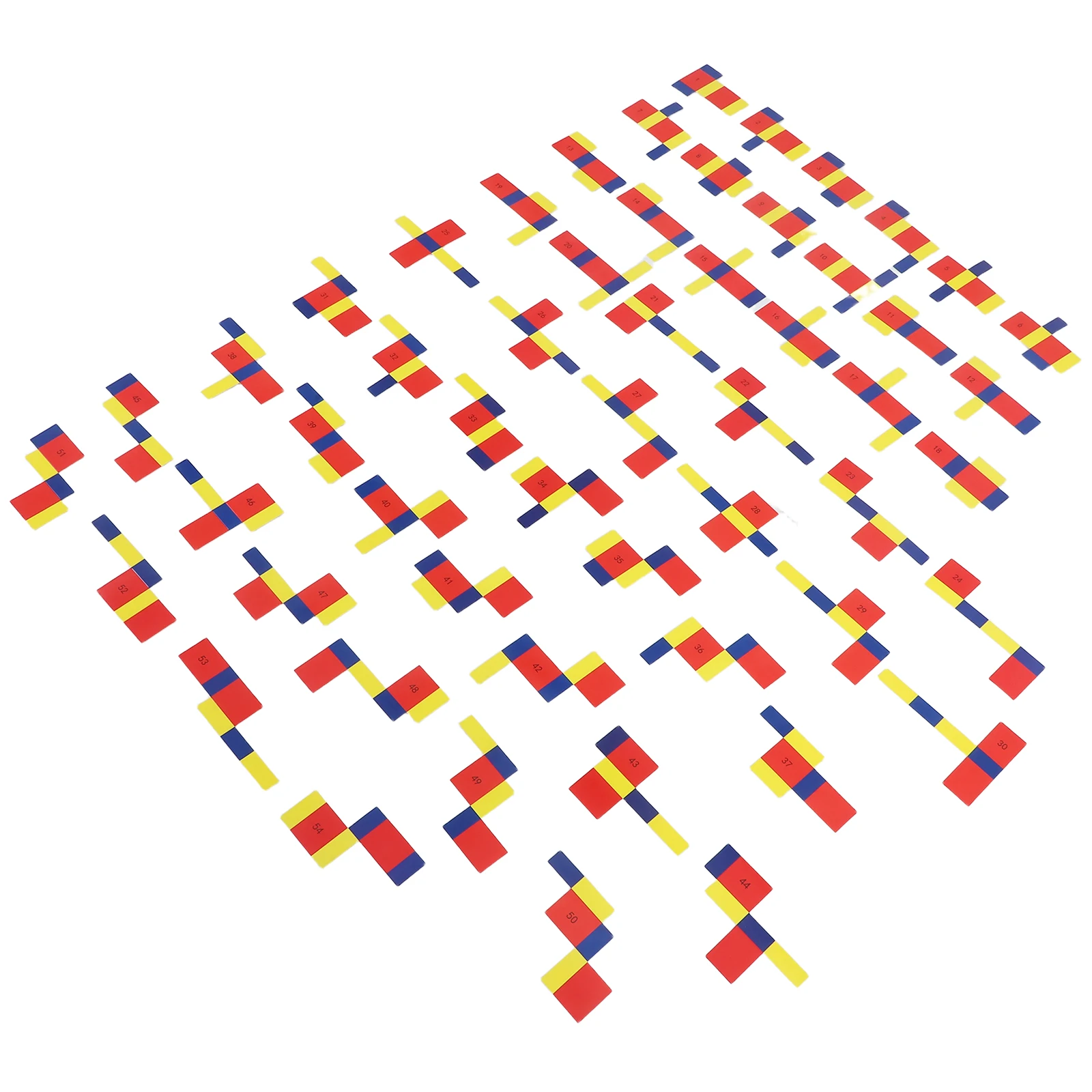 54 Sheets Learning Aids Teaching Physical Experiment Props Paper Rectangular Prism Demonstration 
54 Sheets Learning Aids Teaching Physical Experiment Props Paper Rectangular Prism Demonstration