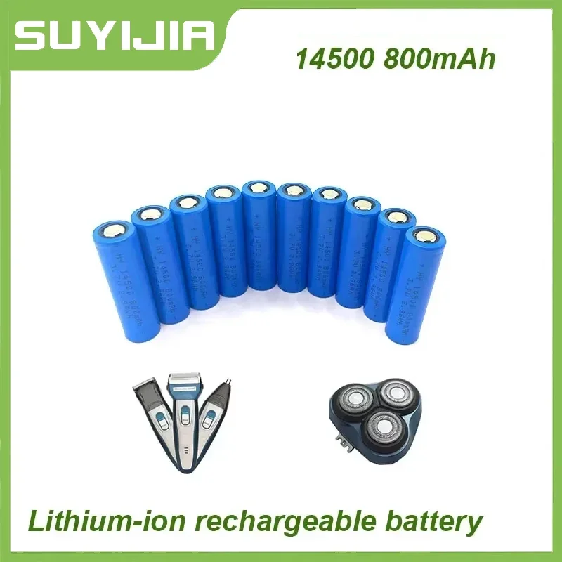 New Original SUYIJIA 3.7V 14500 800mAh Rechargeable Lithium-ion Battery 5C For Razor Remote Control Toy Beauty Instrument Electr
New Original SUYIJIA 3.7V 14500 800mAh Rechargeable Lithium-ion Battery 5C For Razor Remote Control Toy Beauty Instrument Electr