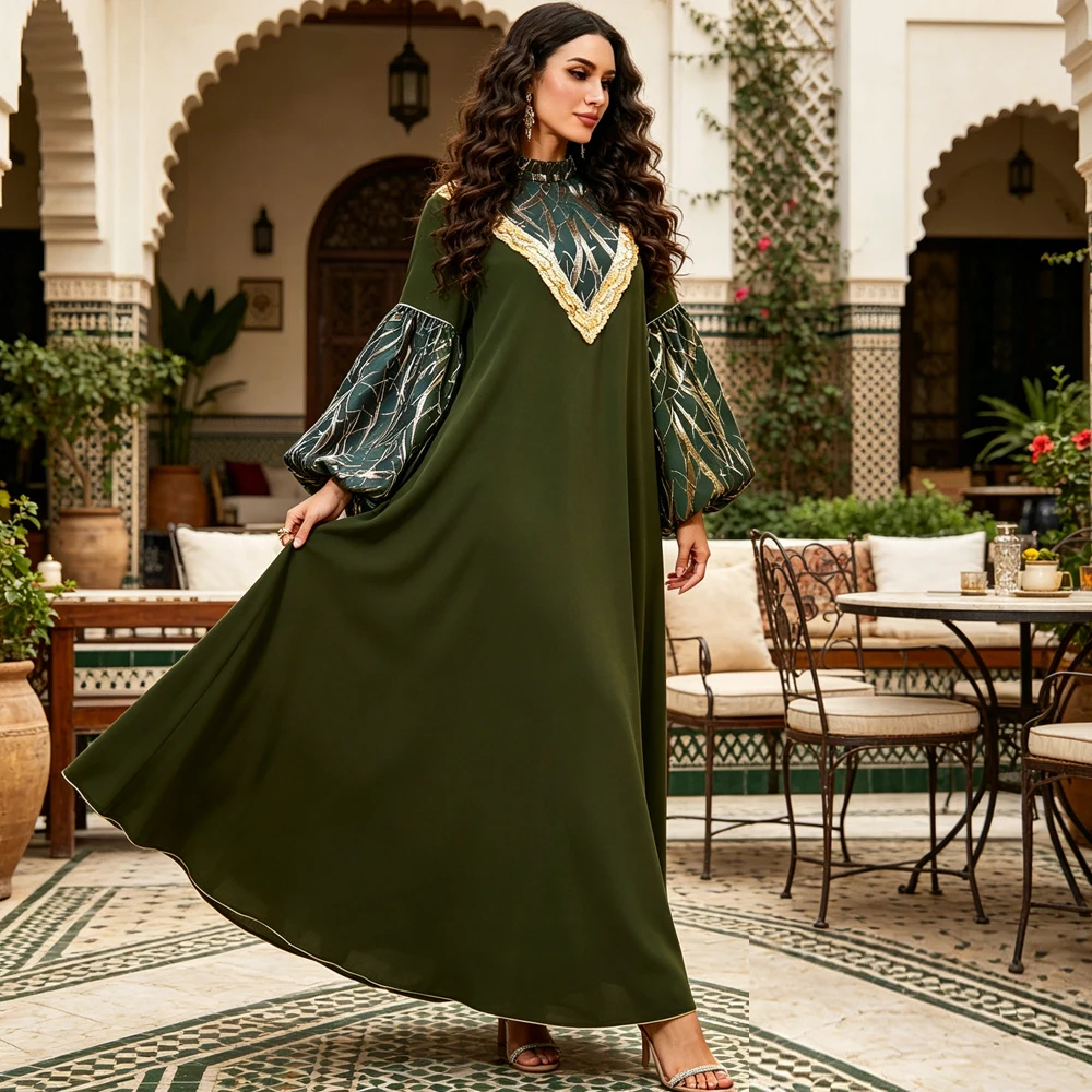Ramadan Abaya Dubai Kaftan Luxury Bronzing Sequins Abayas Women Muslim Dress Femme Musulmane Vestidos Eid Djellaba Jalabiya Robe
Ramadan Abaya Dubai Kaftan Luxury Bronzing Sequins Abayas Women Muslim Dress Femme Musulmane Vestidos Eid Djellaba Jalabiya Robe