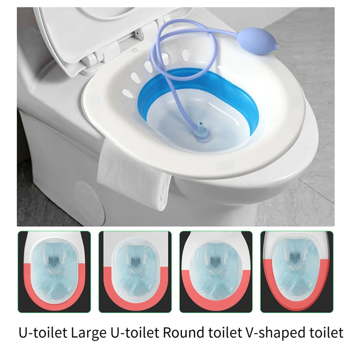 SEMOIC Sitz Bath, Sitz Bath for Hemorrhoids, Sitz Bath for Toilet Seat, Postpartum Care, Steam Seat for Women, Flusher Hose
SEMOIC Sitz Bath, Sitz Bath for Hemorrhoids, Sitz Bath for Toilet Seat, Postpartum Care, Steam Seat for Women, Flusher Hose