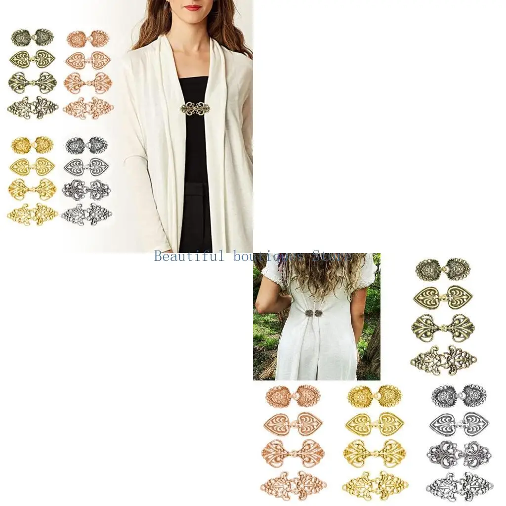 U4LF 4 PCS Vintage Jewelry Womens Sweater Dress Clips Cardigan Clip Retro Shirt Brooch for Women Shawl Collar Clasp Gift
U4LF 4 PCS Vintage Jewelry Womens Sweater Dress Clips Cardigan Clip Retro Shirt Brooch for Women Shawl Collar Clasp Gift