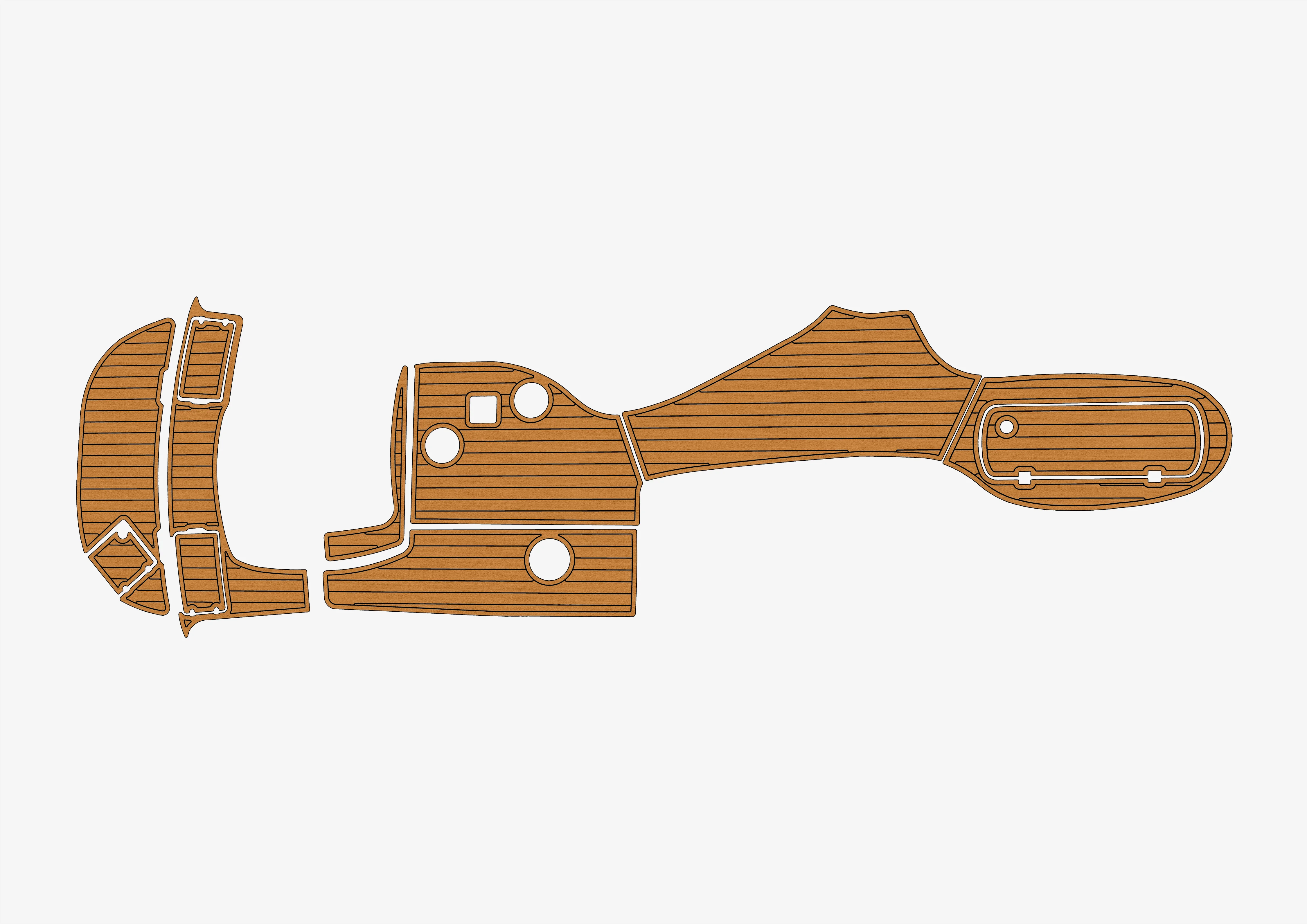 1998-2001 Chaparral Sunesta 252 1/4" 6mm EVA foam Non-Slip PVC Teak Decking marine Mat seadek aqua carpet Marine Floor
1998-2001 Chaparral Sunesta 252 1/4" 6mm EVA foam Non-Slip PVC Teak Decking marine Mat seadek aqua carpet Marine Floor