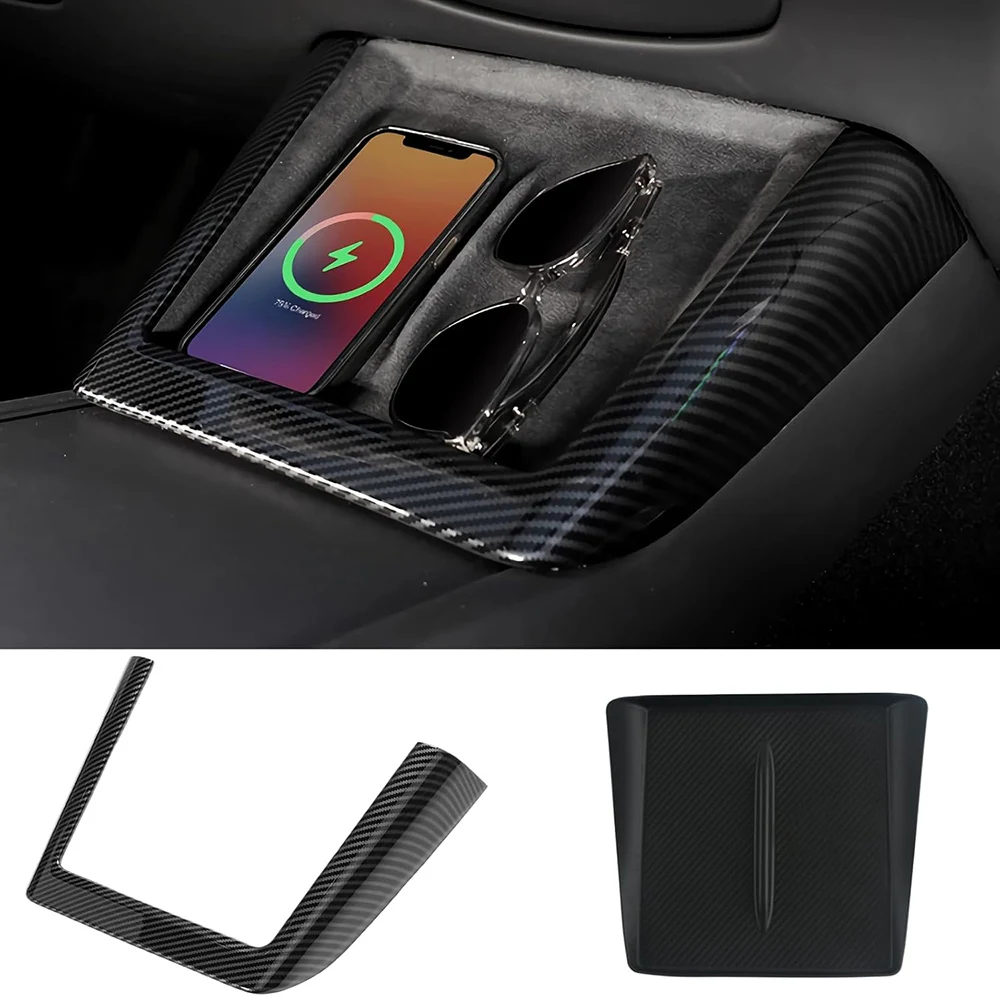 for Tesla Model 3 Highland 2024 Wireless Charger Mat Phone Charging Silicone Pad with Center Console Carbon Fiber Trim Cover
for Tesla Model 3 Highland 2024 Wireless Charger Mat Phone Charging Silicone Pad with Center Console Carbon Fiber Trim Cover