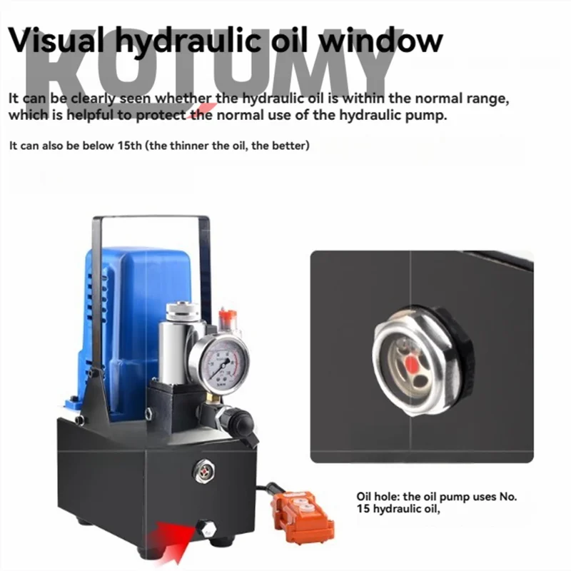 220V High Pressure Electric Hydraulic Pump Electric Hydraulic with Manual/Foot Switch Single and Double Circuits Electric Pump
220V High Pressure Electric Hydraulic Pump Electric Hydraulic with Manual/Foot Switch Single and Double Circuits Electric Pump