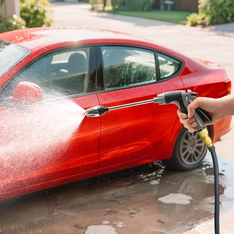 Покрытие, ручное орошение сада, автомойка высокого давления, водяной пистолет, бытовые инструменты для мойки автомобилей, металлический удлинитель, резиновый
Покрытие, ручное орошение сада, автомойка высокого давления, водяной пистолет, бытовые инструменты для мойки автомобилей, металлический удлинитель, резиновый