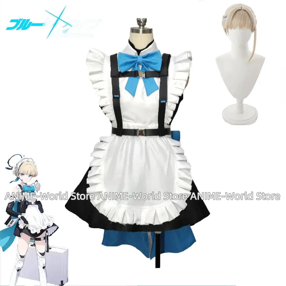 Asuma Toki Cosplay Costume Game Blue Archive Cosplay Women Cute Maid Dress Suit Clothing Halloween Uniforms Custom Made Wig
Asuma Toki Cosplay Costume Game Blue Archive Cosplay Women Cute Maid Dress Suit Clothing Halloween Uniforms Custom Made Wig