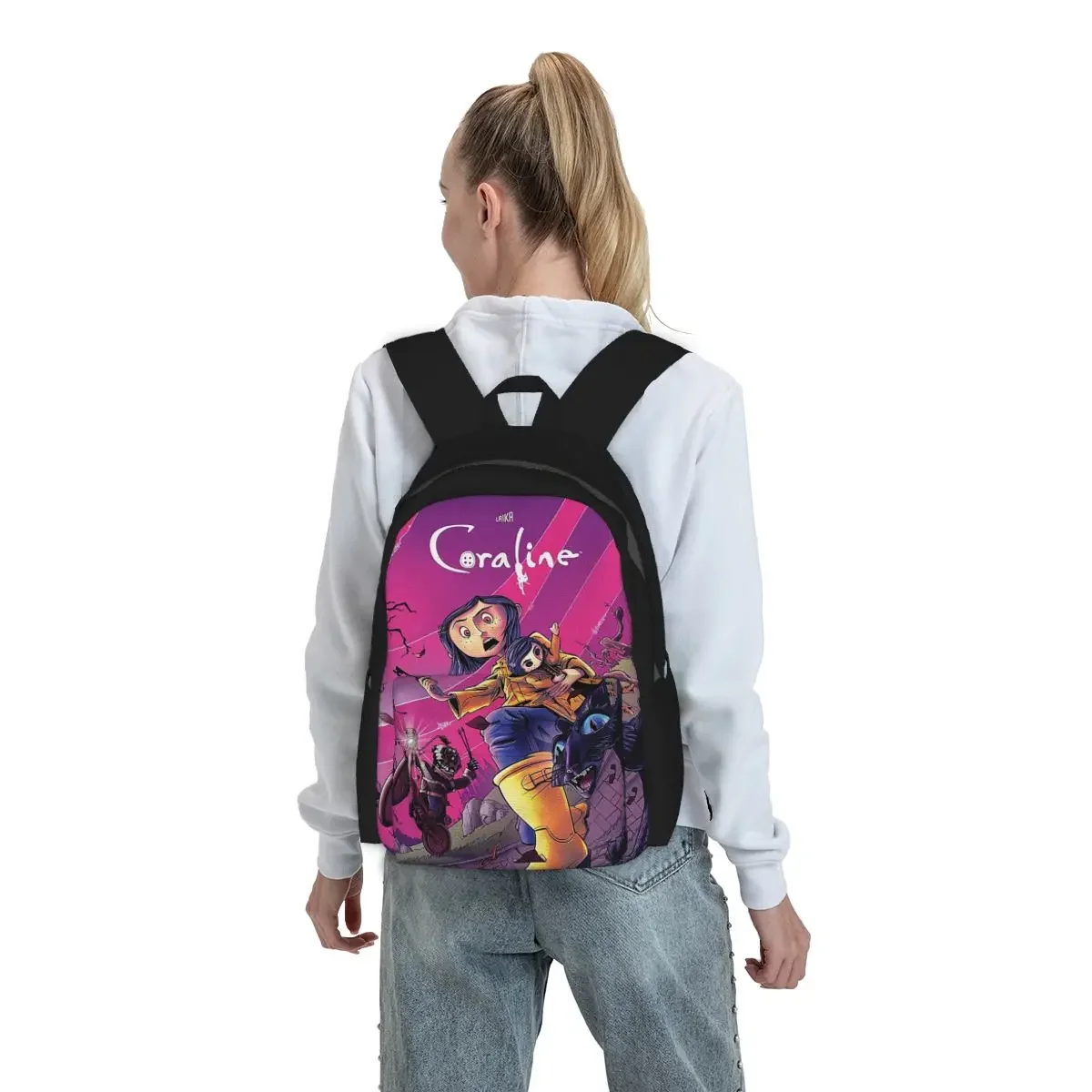 Enchanted Coralines Animation Backpack Student BookBag Kids School Bag Laptop Shoulder Bags for Men Women
Enchanted Coralines Animation Backpack Student BookBag Kids School Bag Laptop Shoulder Bags for Men Women