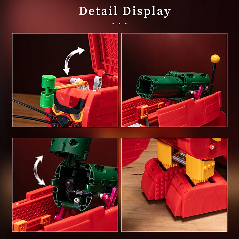 Imaginative JD049 MOC Creativity Electric Machine Cat Desk Orn Building Blocks Assembly Model Puzzle DIY Toy Boy Christmas Gifts
Imaginative JD049 MOC Creativity Electric Machine Cat Desk Orn Building Blocks Assembly Model Puzzle DIY Toy Boy Christmas Gifts