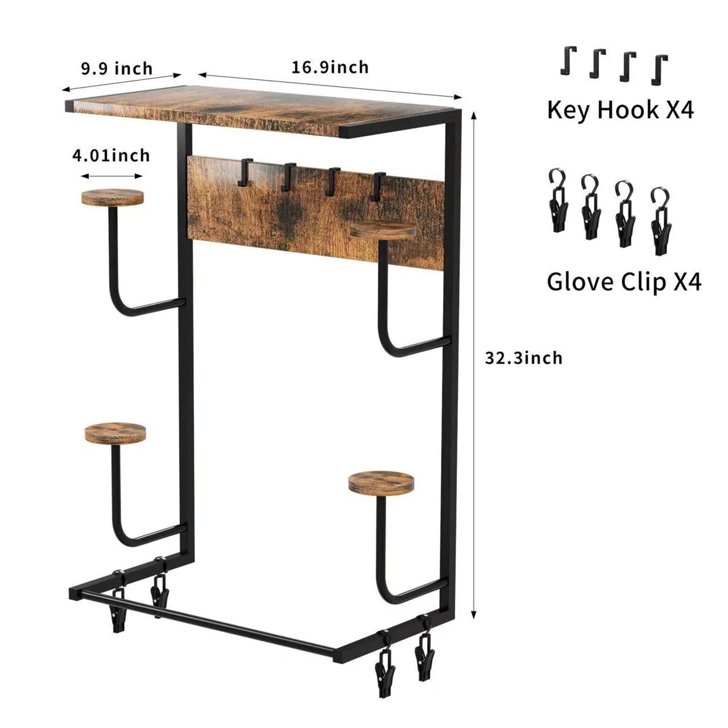 Motorcycle Helmet Holder, Wall-Mounted Helmet Rack With 4 Glove Chips & Hooks, Bike Helmets Storage Organizer For Helmets, Gear,
Motorcycle Helmet Holder, Wall-Mounted Helmet Rack With 4 Glove Chips & Hooks, Bike Helmets Storage Organizer For Helmets, Gear,