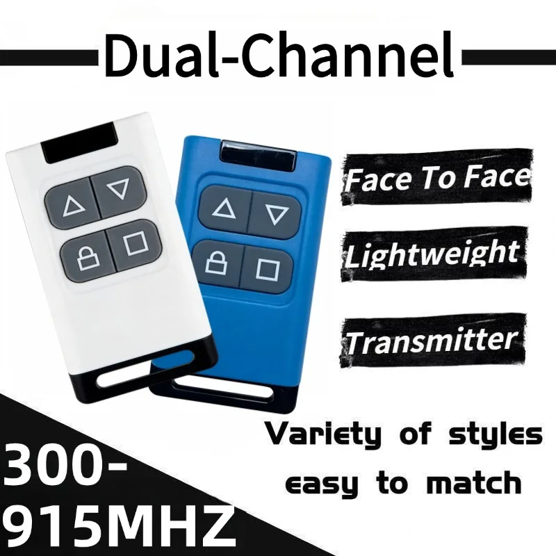 433Mhz 330Mhz 868Mhz Copy Remote Control 8-Channels Nice Came Doorhan 300~915Mhz Duplicator Garage Door Opener Clone Transmitter
433Mhz 330Mhz 868Mhz Copy Remote Control 8-Channels Nice Came Doorhan 300~915Mhz Duplicator Garage Door Opener Clone Transmitter
