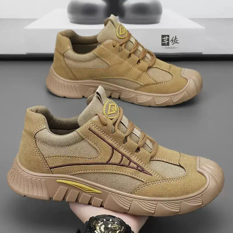 Men's Safety Shoes Breathable Casual Hiking Shoes Durable Slip-resistant Spring New Style Labor Protection Footwear
Men's Safety Shoes Breathable Casual Hiking Shoes Durable Slip-resistant Spring New Style Labor Protection Footwear