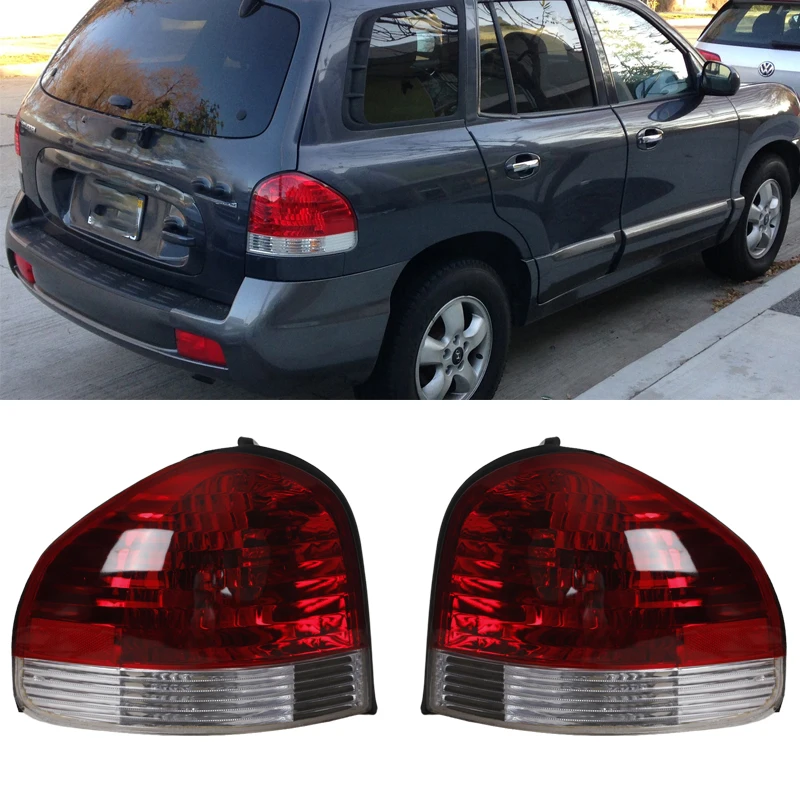 Для Hyundai Santa Fe 2001-2006 задний фонарь стоп-сигналы стояночный фонарь задний фонарь автомобильные аксессуары 92401-26000 92402-26000
Для Hyundai Santa Fe 2001-2006 задний фонарь стоп-сигналы стояночный фонарь задний фонарь автомобильные аксессуары 92401-26000 92402-26000