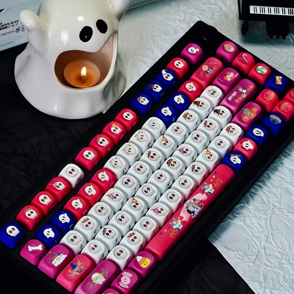 Troublemaker CreativeMOA Keycap Set PBT 133 Keys, Suitable for 61/75/87/104/108Keys GMK67 Gaming Mechanical Keyboard
Troublemaker CreativeMOA Keycap Set PBT 133 Keys, Suitable for 61/75/87/104/108Keys GMK67 Gaming Mechanical Keyboard