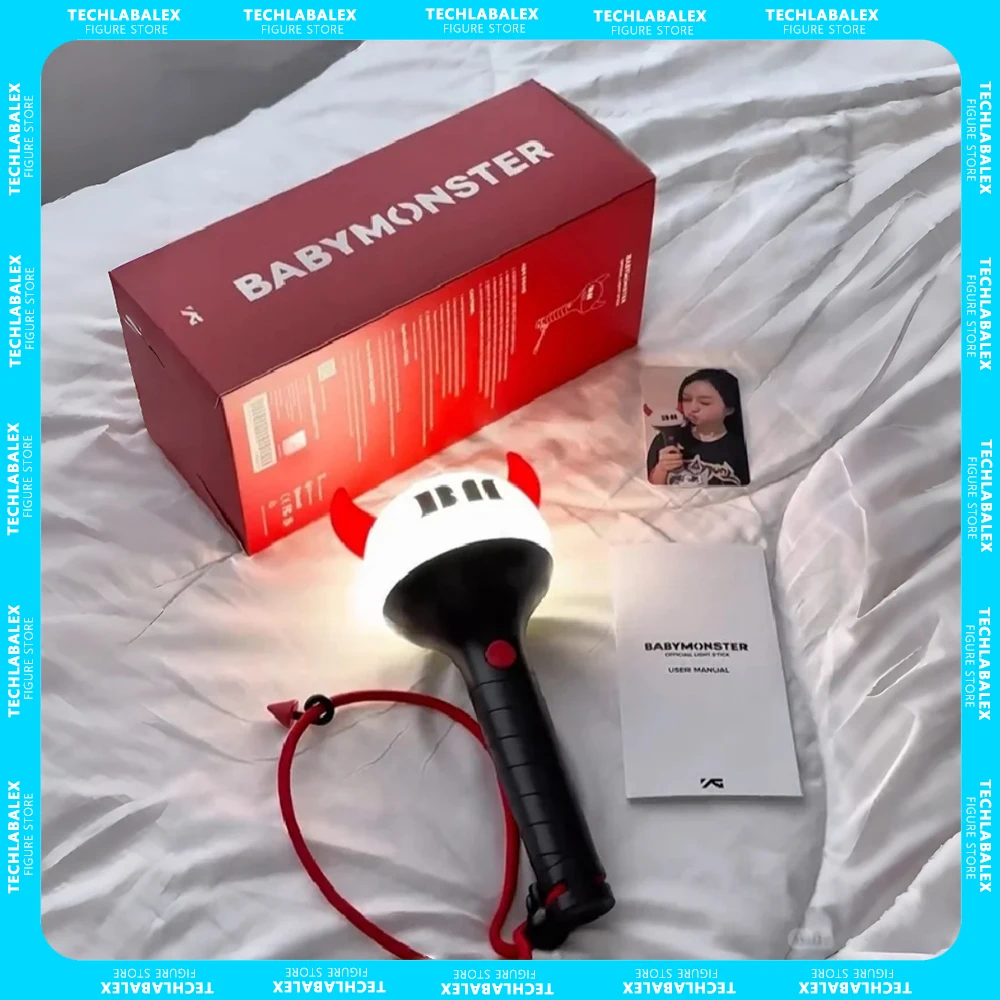 In Stock BABYMONSTER Official Lightstick With Bluetooth BAEMON Concert Hand Lamp Flash Light For Fans RORA ASA RUKA Fluorescent
In Stock BABYMONSTER Official Lightstick With Bluetooth BAEMON Concert Hand Lamp Flash Light For Fans RORA ASA RUKA Fluorescent